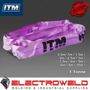ITM 1 Ton Round 3.5m 4m 5m 6m Violet Lifting Sling Hoist Rigging 1T TM9162-01035