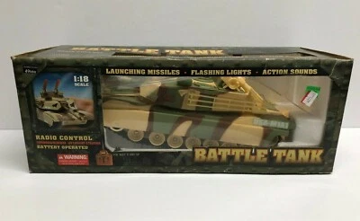 MOTORWORKS Military Series 1:18 scale BATTLE TANK Radio Controlled RC