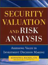 在飛比找三民網路書店優惠-Security Valuation and Risk An
