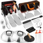 28Pcs Griddle Accessories Kit, Stainless Steel Flat Top Grill Accessory Tools...
