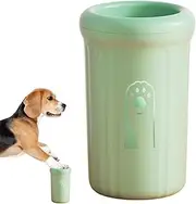 Dog Foot Washer | Dirty Foot Washing Cup,Portable Soft Bristle & Detachable Paw Washer for Small/Medium/Large Breeds Daily Grooming, Post-Walk Cleaning