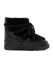 Rivet-trimmed boots 37 Black