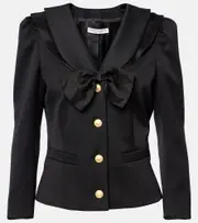 [Alessandra Rich] Alessandra Rich Virgin wool jacket AU 12 black