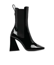 The Attico Devon Squared-Toe Ankle Boots 36,40.5 Black