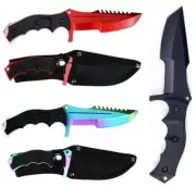 Fixed Blade Knife Full Tang Hunting Outdoors Red Fishing Collectors Bowie Knife