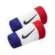 Nike 耐吉 護腕 Swoosh Doublewide Wristbands 紅 藍 棉質 吸汗 運動 護具 N000158662-0OS