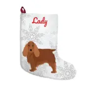 Cocker Spaniel Stocking Gift Dog Mom Dad Personalized Christmas Decoration