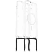 [77-93579] React Necklace MagSafe Apple iPhone 15 Plus 6.7" Case Clear, DROP+