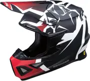 Moose Racing F.I. Agroid MIPS Motocross Helmet, black-red, Size S for Men Black Red