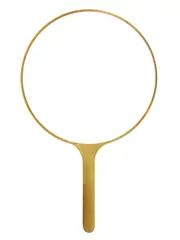 MFL By Masson Script Decoration Handle in Brass