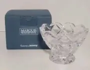 Waterford Marquis Crystal Amway Diamond Collection Lotus Candle Holder Votive