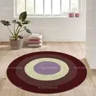 Rug Hand Braided Round Natural Jute Rug Circle Area Rug Indoor & Outdoor Decor