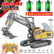 4WD Remote Control Excavator Dump Truck Crawler Bulldozer RC Model Car Toy