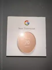 Google Nest Sand Smart Programmable Bluetooth Wi-Fi Thermostat Sealed
