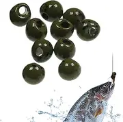 Tungsten Beads,Jig Hooks Tungsten Beads Tying Materials - Versatile Deeper Sink Aid Accessories Weights for Beginners Enthusiasts Adventures