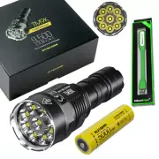 Nitecore TM9K 9500 Lumen USB-C Rechargeable LED Flashlight with 5000mah battery