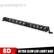 13inch LED Work Light Bar Slim Spot Flood Driving Fog 60W Off Road ATV Truck SUV