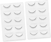 Happyyami Individual Lashes for Women Half Lash Extensions Waterproof False Eyelashes Set of 2 Boxes