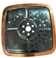 NEW - Copper Chef Deep Fry Basket 9.5" Square Pan - FRY BASKET LID