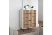 Cosmoliving Chelsea 5 Drawer Chest of Drawers Storage Dresser - Versatile Storage Solutions for Any Space