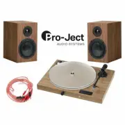 Pro-Ject Turntable Juke Box S2 Stereo-Set Walnut Incl. Speaker Box 5 S2