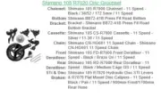 shimano 105 R7020 Groupset