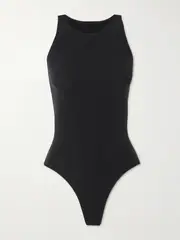 [Commando] Commando - Ballet Stretch Thong Bodysuit - Black - One size One size Black