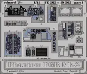 Eduard 1/48 Phantom FGR Mk.2 Colour Photoetch Set Vol.2 for Hasegawa/Revell kit