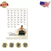 Low VOC Exercise Wall Chart - Stylish 27 x 27 Poster with Full Illustrations