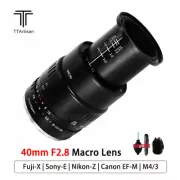 TTartisan 40mm F2.8 Macro Lens APS-C For Sony Fuji Canon Nikon M43 Lumix/Leica L