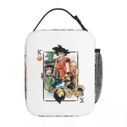 c84 Son Goku-dragon Ball Z Lunch Bags Insulated Lunch Tote Portable Bento Box Resuable Picnic Bags for Woman Work Children School k84
