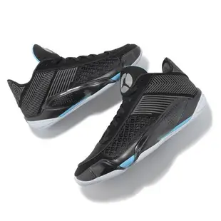 Nike 籃球鞋 Air Jordan XXXVIII Low PF 男鞋 黑藍 Gamma Blue 38代 FD2325-004