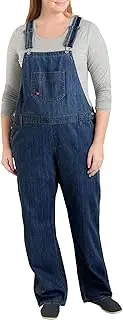 [Dickies] Women's Plus Size Denim Bib Overall