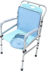Assorted Potty Chairs for Elderly Foldable Commode Stool Comfortable for Pregnant Disabled Easy to Adjust
