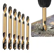 Drill Bit-8pcs Double Head Drill Bits Set M35 Cobalt For 304 Stainless Steel New