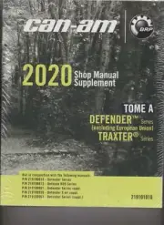 Can-Am 2020 Shop Manual Supplement Tome A & B Devender&Traxter Series 219101010