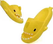 [GUUMOR] Kids Shark Slides, Shark Slippers for Kids Boys Girls, Cloud Pillow Slides with Thick Sole, Soft, Non-slip