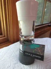 COLE & MASON 2 IN 1 INVERTING SALT & PEPPER GRINDER EASY FILL ADJUSTABLE GRIND