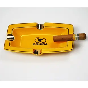 雪茄用品 COHIBA雪茄煙灰缸滅煙器陶瓷菸灰缸古巴進口雪茄專用菸灰缸 雪茄配件