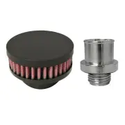Valve Cover Breather Oil Cap for Filter 86-03 Ford F-150 v8 (Flat Black) (for: Ford)