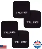PULLUP and DIP Neoprene Grip Pads for Weightlifting [Set of 4], Workout Pads,