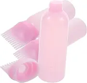 ADOCARN 3pcs Hair Oil Applicator Bottle Set Root Comb Applicator Bottles for Scalp and Hair Treatment Hair Dye and Oil Applicator for Precise Application