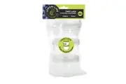 3 x Food Snacks Nuts Sauce Storage Container Box Twist Lock Lid Stackable 260ML