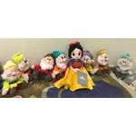 東京迪士尼白雪公主與小矮人玩偶