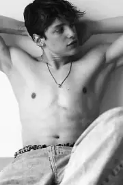 [K247] Handsome Man Cute Male Model Showing Off Body Physique Art Photography