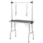 Bath Grooming Table for Dogs 2 Loops Cat Animal Adjustable Salon Vet vidaXL