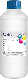 DTF Ink 1000 ml Auto-Fill DTF Transfer Ink for DTF Film, Refill Ink for All Epson DTF Printers, ET-8550 ET-8500 DX5 DX7 5113 XP600 I3200 etc. Heat Transfer Printing Ink Set Cyan