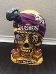 Zuru Smashers Dino Island Gold Treasure Hunt Pirate Skull Surprise 2024 New!!