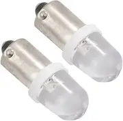 Mellisso 40Pcs BA9S 1895 H6W 53 57 Bayonet LED Light Bulbs for Car Map Lamp 12V White