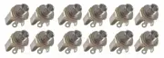 (12 PACK) SWITCHCRAFT 12B 1/4" TRS / Stereo Panel Mount Jack - Open Circuit